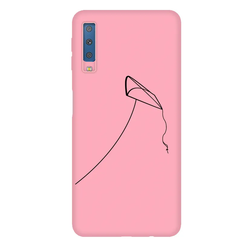 Чехол 6,0 ''для samsung Galaxy A7 A750, чехол, мягкий силиконовый чехол для samsung A7, чехол из ТПУ A 7 7A, чехол с мультипликационным принтом - Цвет: as photo 3
