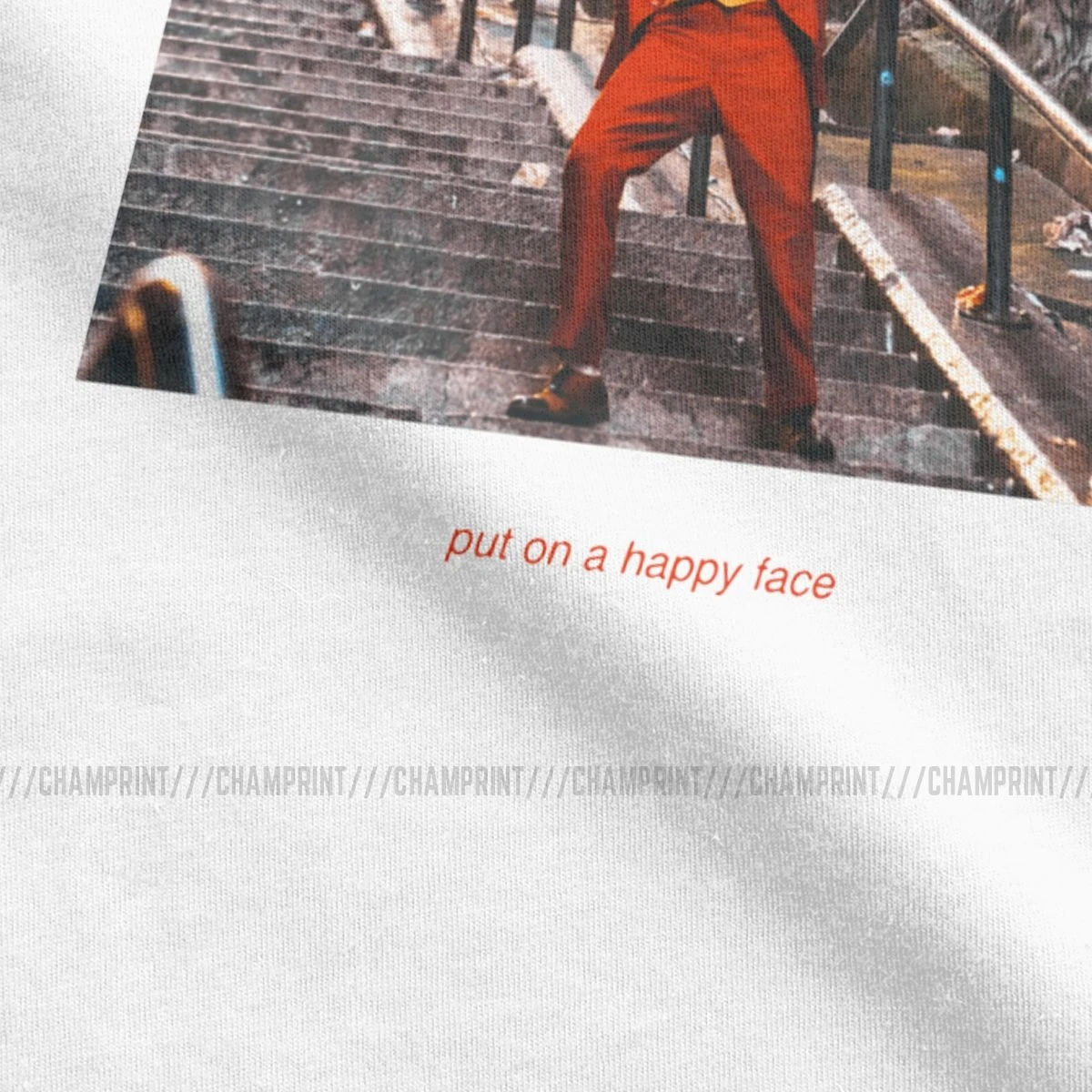 Футболка для танцев с джокером, Мужская футболка с надписью «Happy Face», футболка с изображением Хоакина Феникса,, одежда для фильмов, футболка с изображением Артура флека и клоуна