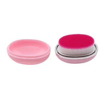 

1PC Makeup Brush Portable Mini Cosmetic Brush Foundation Concealer Eye Shadow Oval Egg Make Up Brush With Box Maquiagem