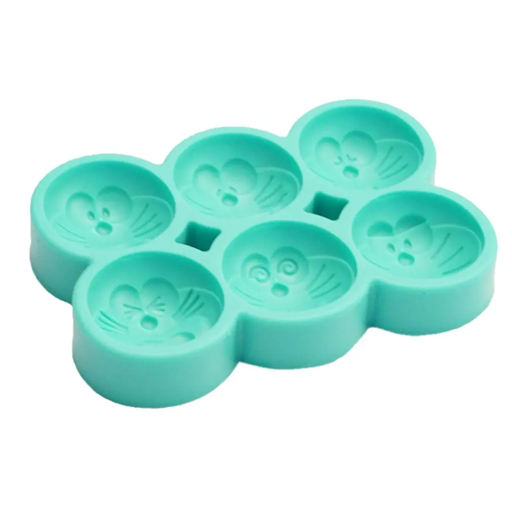 1 PC194580 с гвоздями как кошка силиконовая форма для кексиков форма для помадки форма для украшения торта Форма для шоколада кухонная утварь - Цвет: Зеленый