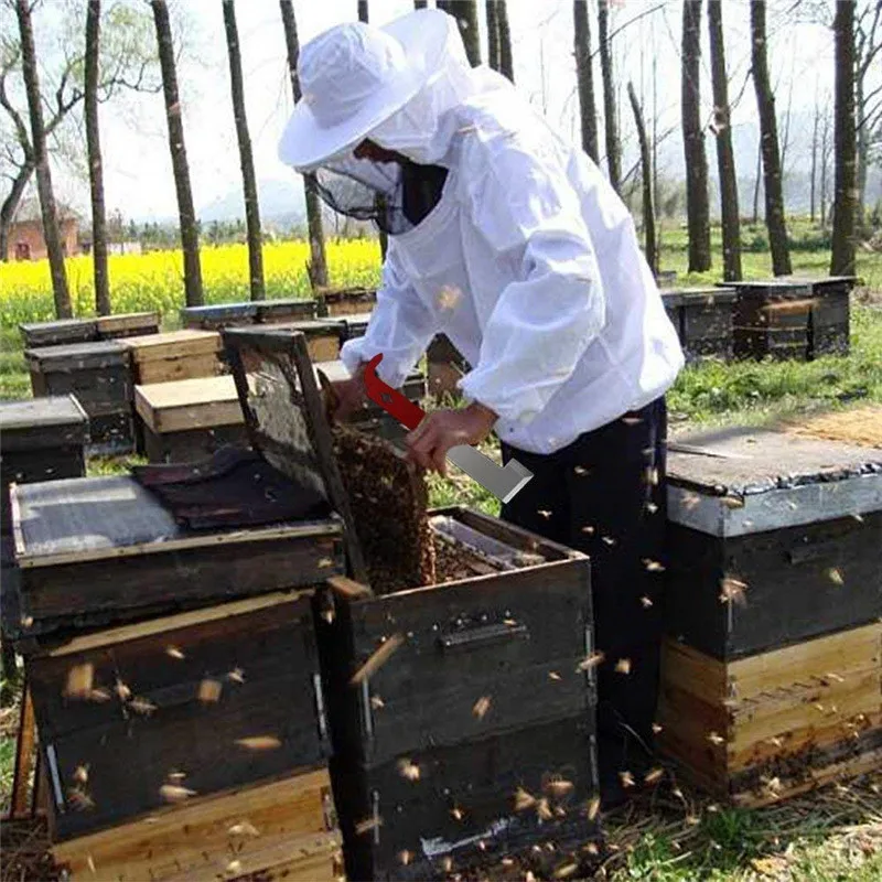 

7 Pcs/set beekeeping Gloves Protective /Bee Hat Face Protector/3 Bee Catcher /Bee Brush/bee Clothing equipment