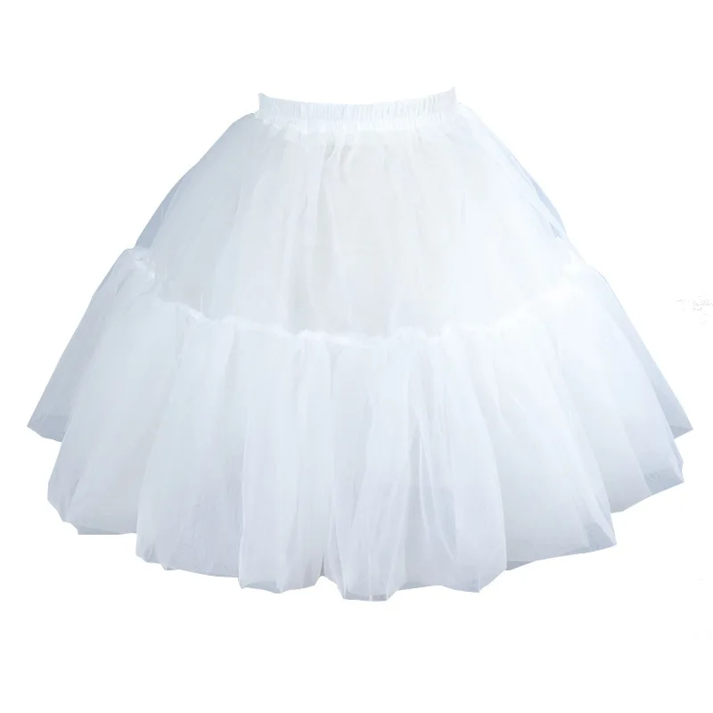 

Tulle Skirt Pleated Fluffy Rockabilly Swing Petticoat Underskirt Crinoline Women Tutu Pettiskirt