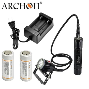 

ARCHON DH26 WH32 Diving Flashlight Canister lantern Underwater Light Lamp Torch XM-L2 U2 LED 26650 Battery