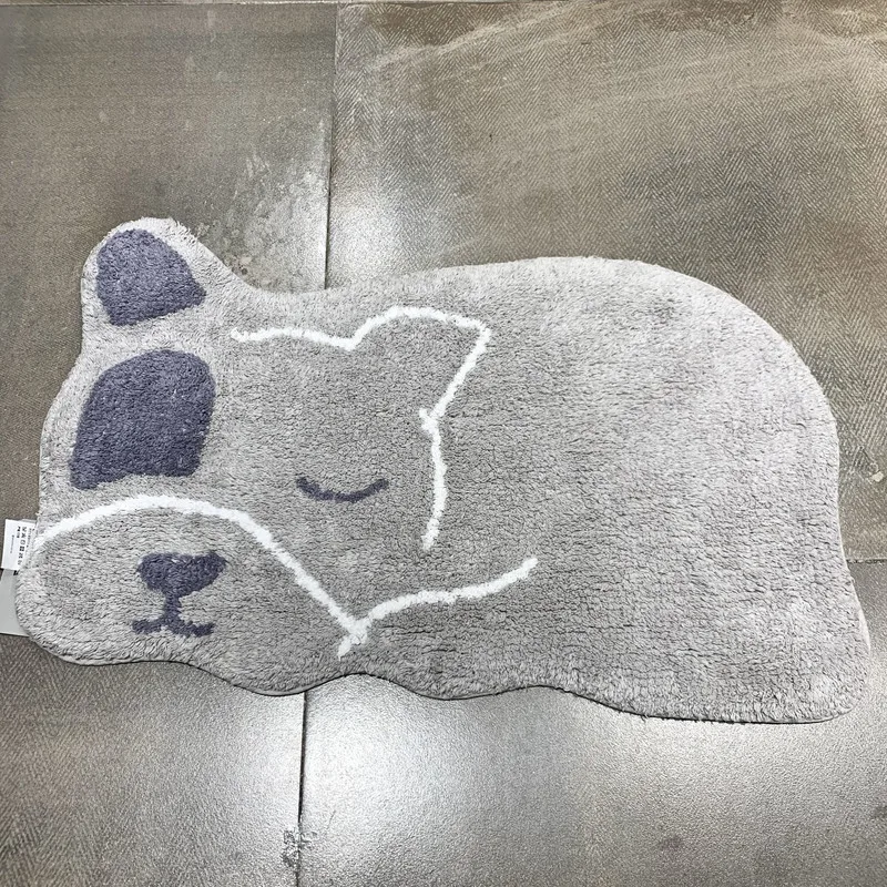 Мультфильм животных Собака Щенок Собака крокодил творческих душ ванная комната короткие влагопоглощающие носки из хлопка ковер Детская комната Спальня Коврик для пола в фойе