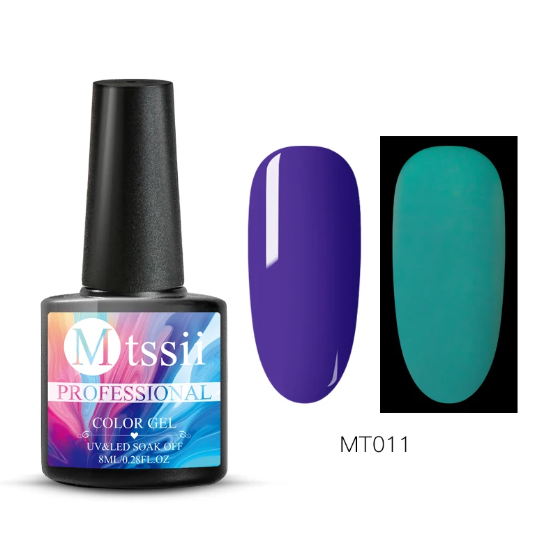 Mtssii гель для ногтей флуоресцентный светящийся гель лак для ногтей УФ светится в темноте гель лак для ногтей - Цвет: HHS05830