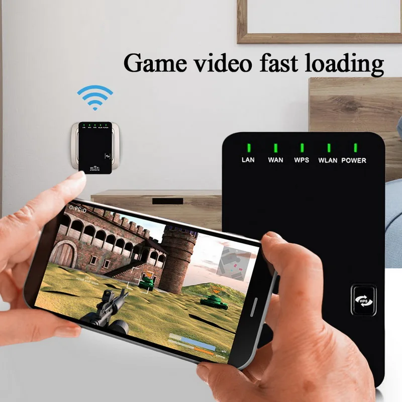Wi-Fi расширитель диапазона с WPS интернет-усилитель сигнала повторитель 300 Мбит/с мини беспроводной AP ретранслятор усилитель Домашняя сеть поставки