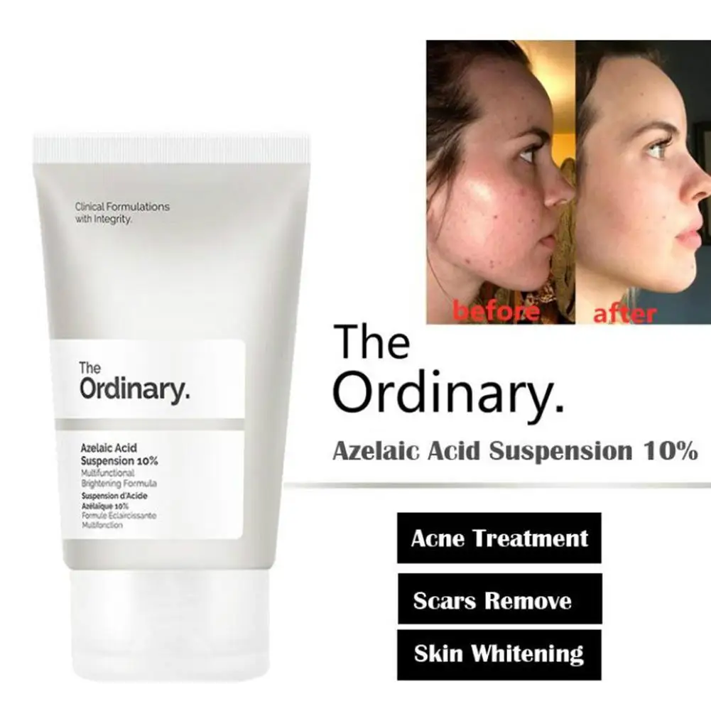 

30g High-Adherence Ordinary Makeup Primer Azelaic Acid Suspension 10% Multi Functional Formula Acne Treatment Daily Face Cream