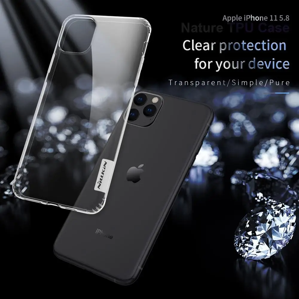 &quotiPhone 11&quot Высокая прозрачность ТПУ чехол оригинальный NILLKIN гибкий Кристальный