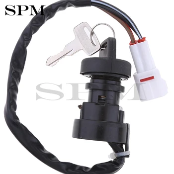 

Ignition Key Switch 4 Pins & Wires for Yamaha Timberwolf 250 YFB250F 9-00
