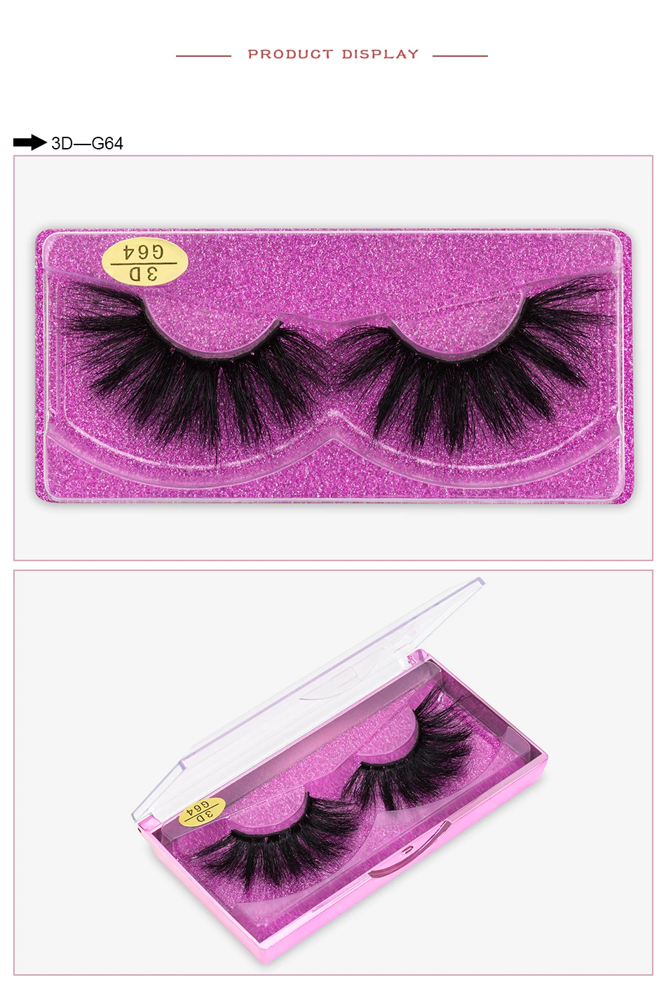 DYSILK Mink Eyelashes Natural False Eyelashes Fake Eye Lashes Long Makeup 3D Mink Lashes Extension Eyelash Makeup for Beauty