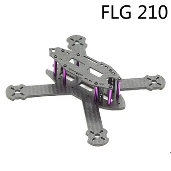 

1Set FPV Carbon Fiber 210 Rack Quadcopter Ultra-light FLG 210 Bracket Support 4/5 Inch Propeller 15A ESC 2204/1806 Motor Parts