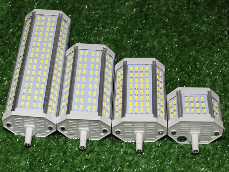 R7S LED 118 мм 78 мм 135 мм 189 мм 10 W 20 W 25 W 30 W 118 мм затемнения светодиодные лампы R7S свет J118 лампа с вентилятором AC110-240V 220 V 230 V 240 V