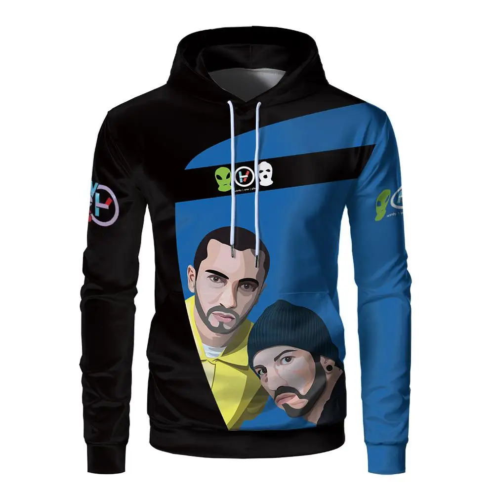 Twenty One Pilots 3d Толстовка для мужчин и женщин, детские толстовки для мальчиков американская альтернатива Рэппер Twenty One Pilots 21 Pilots Толстовка - Цвет: W9081501