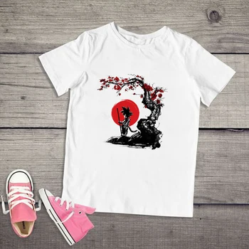 

Dragon Ball Print Short Sleeve Clothing Children T-Shirts Cotton Boys Girls T Shirt White Kids Autumn Boy Girl Tee Tops 2-8Years