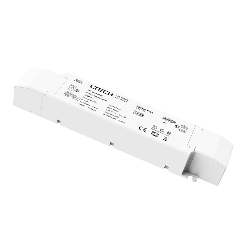 Новый дали затемняя драйвер AC100-240V Вход AC/DC 12V 3A 24V 1.5A 36 Вт Выход Кнопочный
