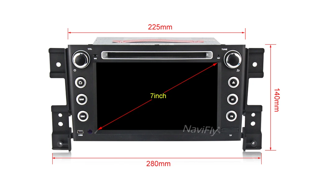Sale IPS DSP Android 9 car gps 2 Din dvd player for SUZUKI GRAND VITARA 2007-2013 GPS RADIO STEREO Navigatio ADAS DVR Carplay WIFI BT 26