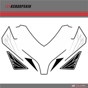 

Front Fairing Motor Number Board 3D Gel Protector for HONDA CBR1000RR 2004-05