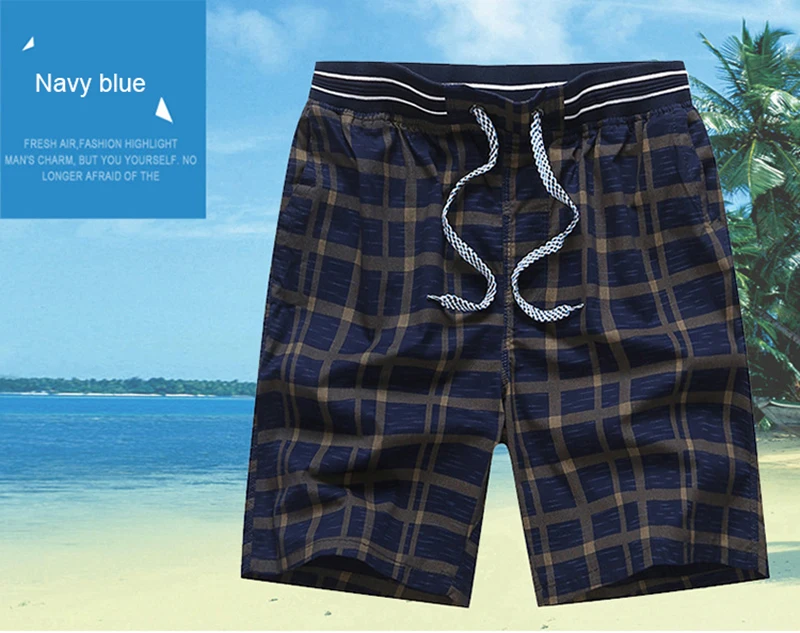 praia shorts cintura elástica roupa interior verão