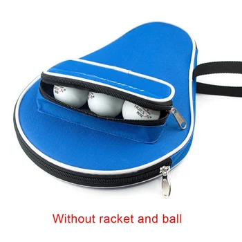 

Professional Table Tennis Racket Case With Outer Zipper Bag Table Tennis Balls Ping Pong Paddle Cover Pouch Protable Case