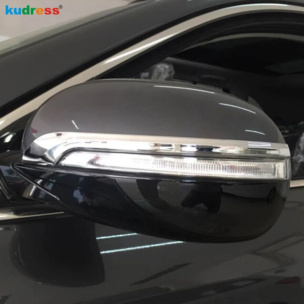 Для Kia Sorento 2016 2017 2018 2019 ABS Хромированная Зеркало заднего вида крышки Боковая дверь