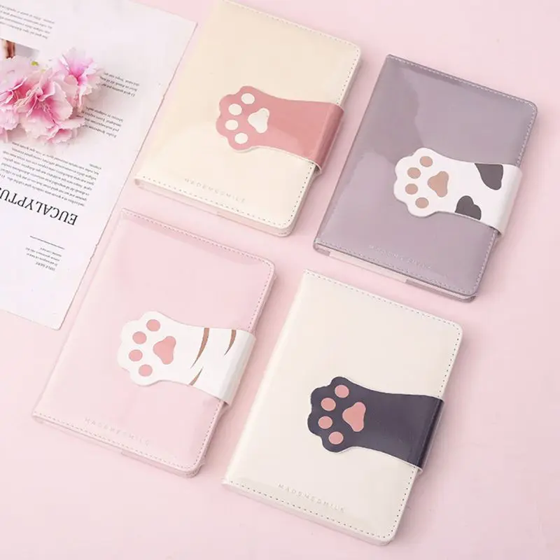 

Cute Cat Claw Magnetic Buckle Notebook Notepad Journal Sketchbook Diary Planner