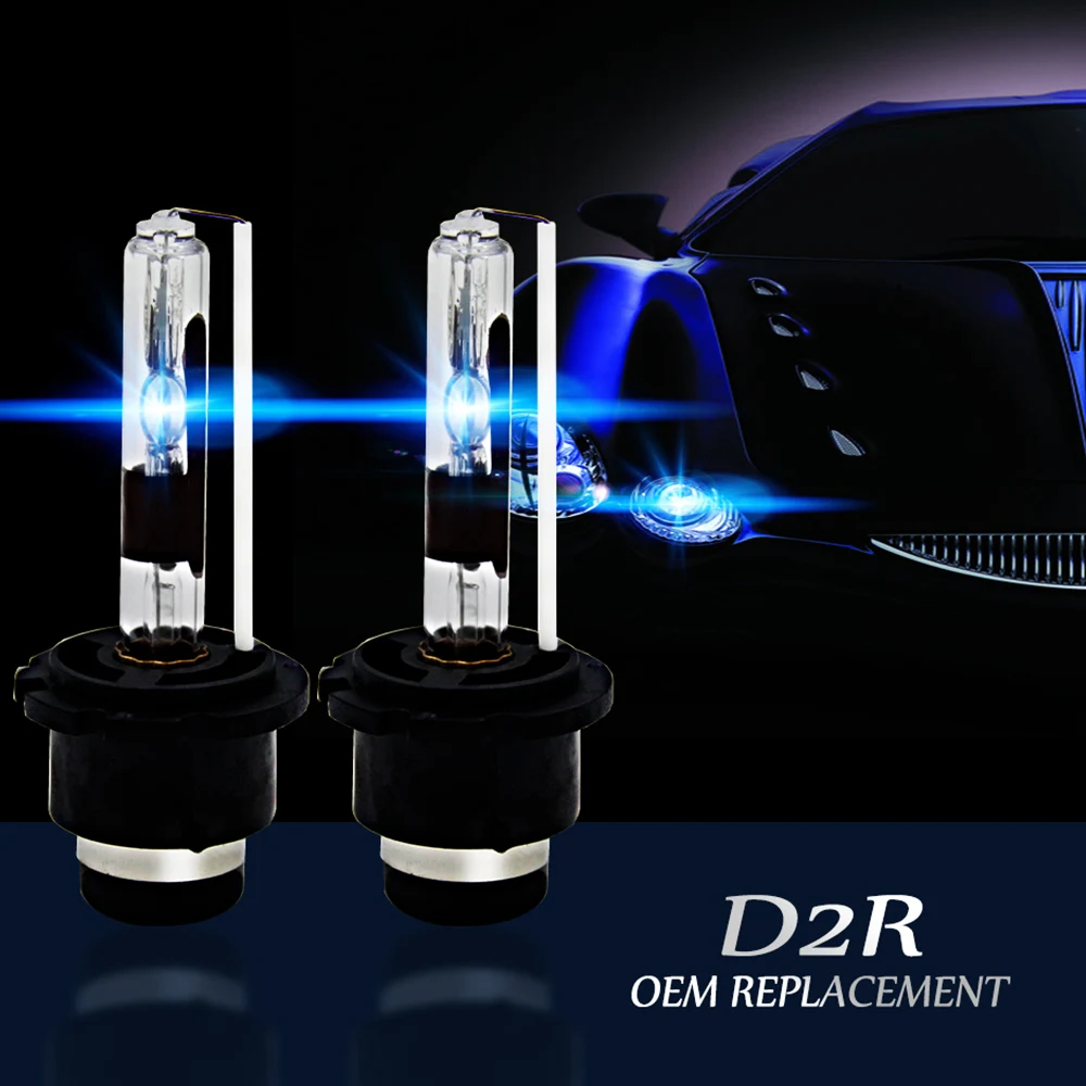 Комплект из 2 предметов, в машине D1S D2S D3S D4S 55W лампы дробилка галогенная лампа для фар лампы выгоды D2 D3 D4 D1R D2R D3R D4R фара дальнего света 6000K