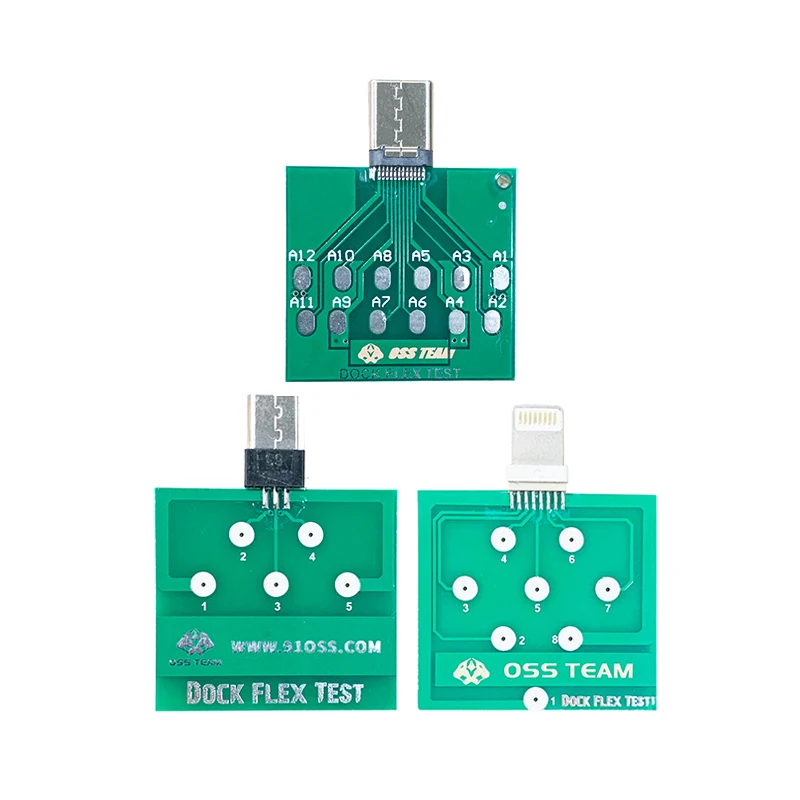 Micro USB Dock Flex Test Board for iPhone 11 xs x 6 7 8 6s Android Phone U2 Battery Power