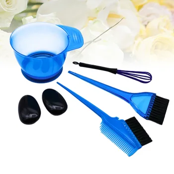 

5Pcs Practical Hair Dye Tool Kit Complete Hair Coloring Set Useful DIY Dyeing Tool Set Portable Hair Tinting Tool for Home Salo