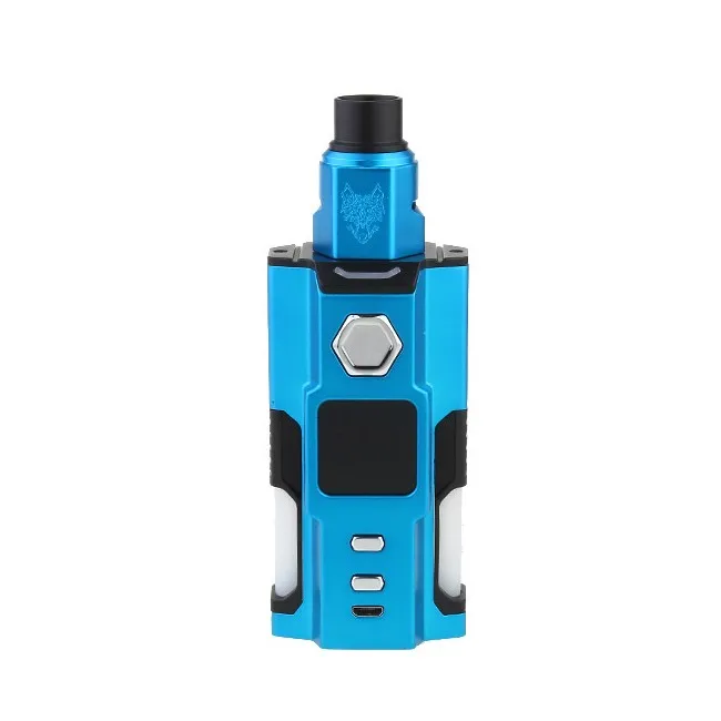 Синий Cleanrence! Sigelei Snowwolf Squonk Vfeng комплект питание от 18650/20700/21700 с емкостью 3,0 мл vape комплект - Цвет: Синий