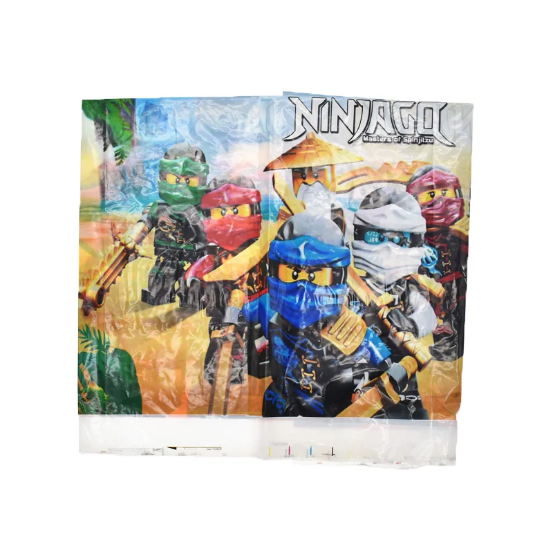 Ninjago тематические вечерние украшения, посуда ниндзя, бумажные кружки, тарелки, салфетки, детские воздушные шары для вечеринки на день рождения