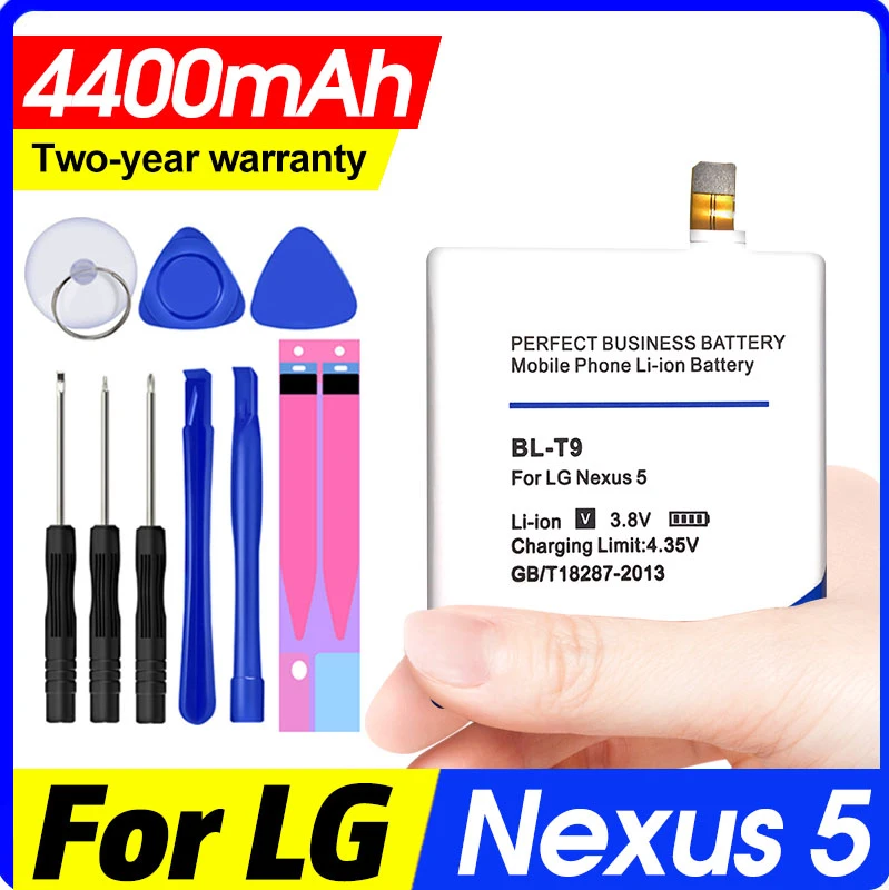 High Quality 4400mah Bl t9 Bl T9 Battery for Lg Google Nexus 5 E980 g D820  D821|Mobile Phone Batteries| - AliExpress