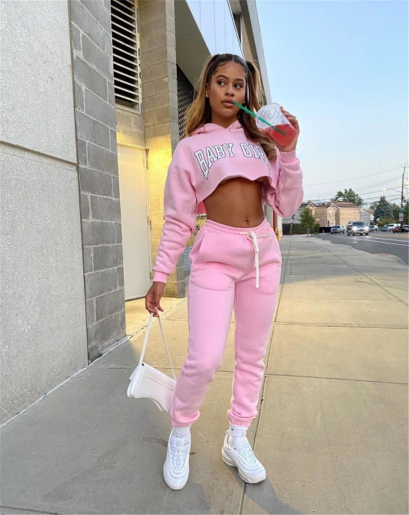 crop top and jogger
