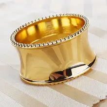 4 шт. кольца для салфеток из нержавеющей стали для вечеринок, свадеб, гостиничных принадлежностей диаметр 4,5 см SEP99
