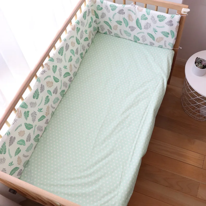 Baby Crib Bumper For Newborns Soft Cotton Bed Bumper Detachable Zipper Baby Room Decoration Infant Cot Protector 1pcs 180cm Bumpers Aliexpress