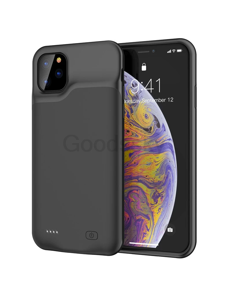 Тонкий Силиконовый противоударный чехол для зарядного устройства s для iPhone 11 Pro Max power Bank чехол для внешнего зарядного устройства чехол для iPhone 11