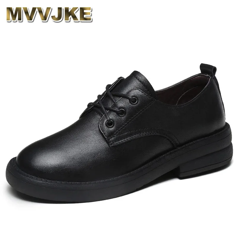 

MVVJKEBritish style vintage single shoe women's calf leather hand-made color pure leather leather shoes