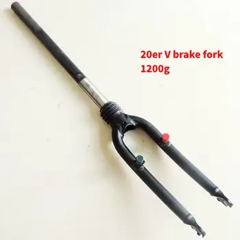 

Last TAIWAN bicycle fork Shockproof 20 inch BMX Folding Bikes V brake bicycle aluminium alloy Front Fork bicycle parts