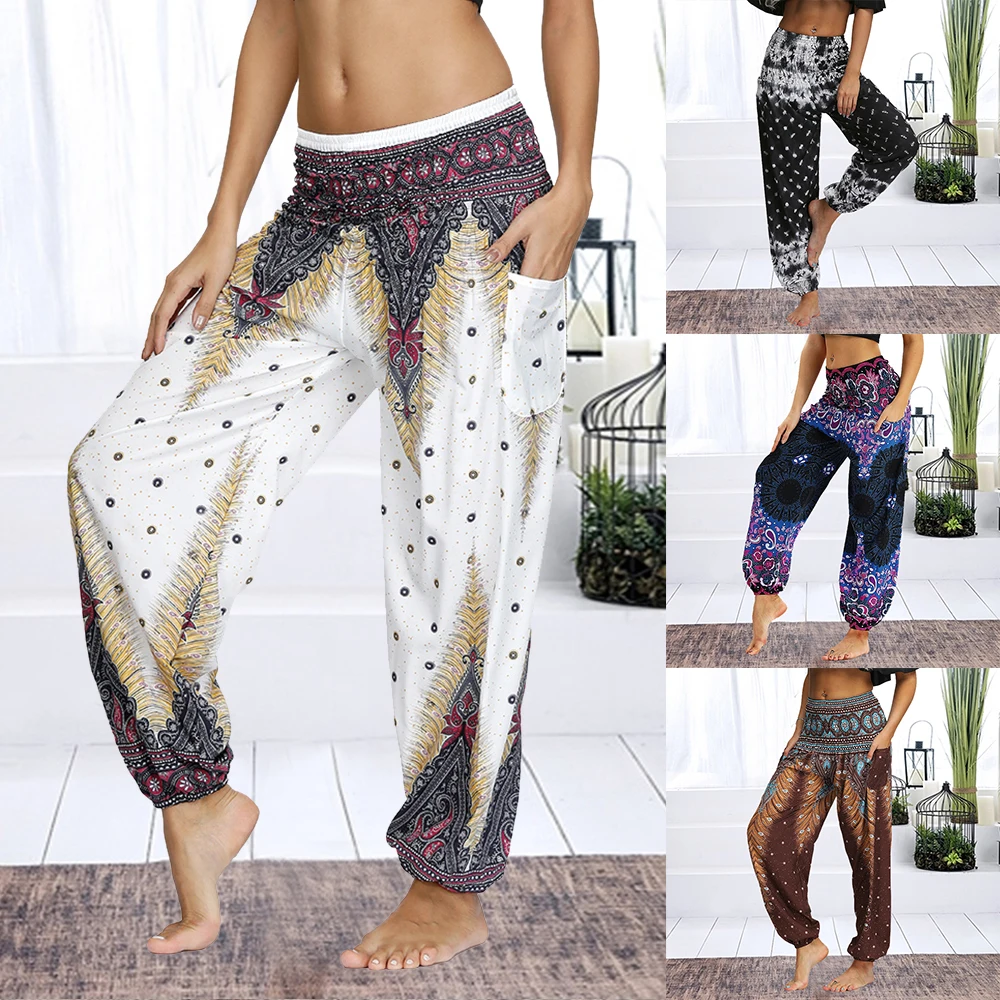 2020 Casual Men Women pants Thai Harem Trousers Hippy Baggy Boho Loose Aladdin Boho Festival Hippy Smock High Waist Pant 2020 Casual Men Women pants Thai Harem Trousers Hippy Baggy Boho Loose Aladdin Boho Festival Hippy Smock High Waist Pant