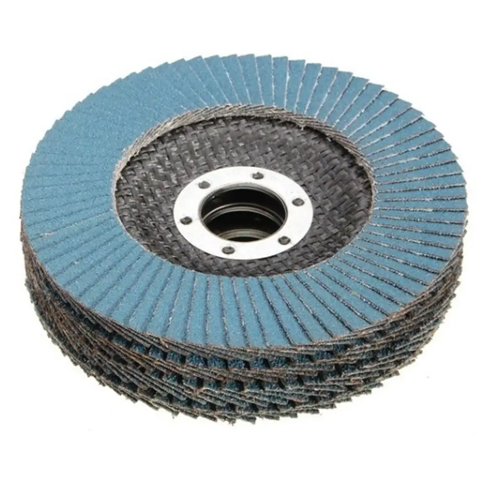 10pcs Grinding Wheels Flap Discs 115mm 4.5 Angle Grinder Sanding Disc 40/60/80/120 Grit Grinding Wheels Blades for Angle Grinder