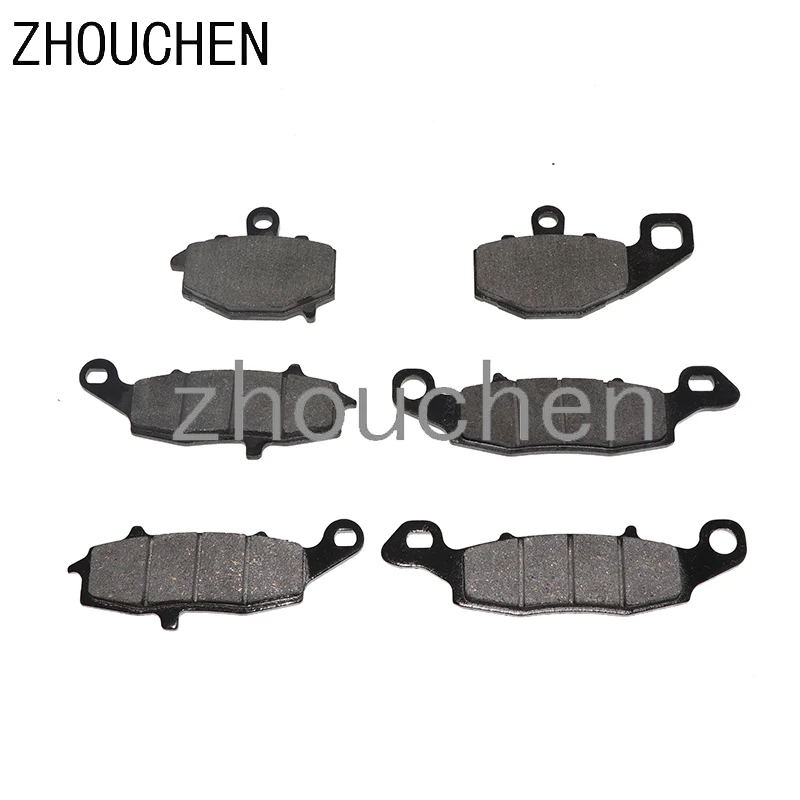 Передние и задние тормозные колодки для мотоцикла Kawasaki KLE650 KLE 650 Versys ABS 2007 2008 2009 2010