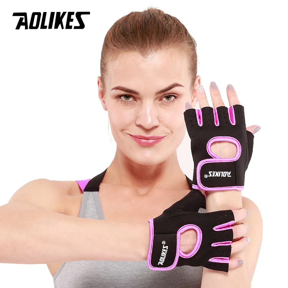 Women Men screen touch Gym Gloves Sports Weight Lifting Exercise Full Finger US 
