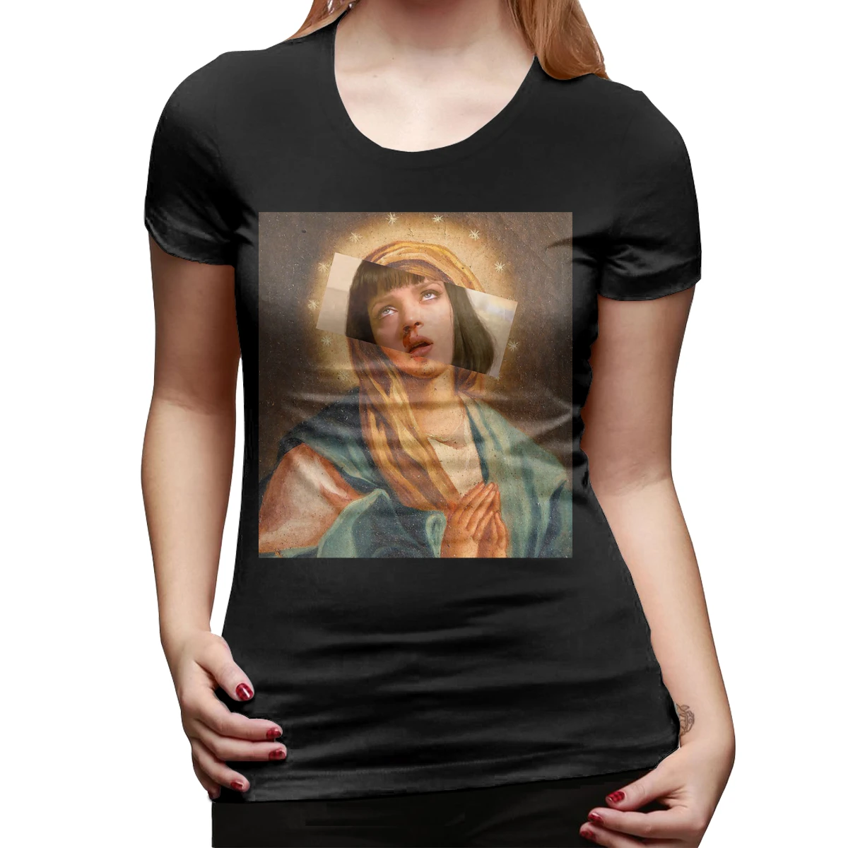 

Steve Rogers T-Shirt Maria Wallace T Shirt Summer Short-Sleeve Women tshirt Kawaii Pattern Ladies Tee Shirt