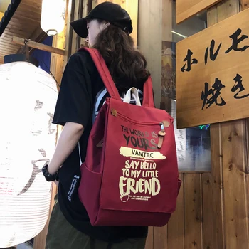 

2020 NEW Brand Originality DesignSchoolbag Female College Students Backpack High School Backpack