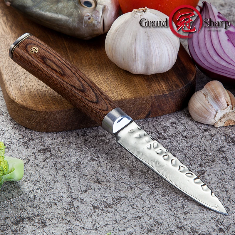 GRANDSHARP набор кухонных ножей vg10 японские Дамасские Стальные Кухонные ножи Santoku нож для очистки овощей набор ножей для повара 67 слоев японский