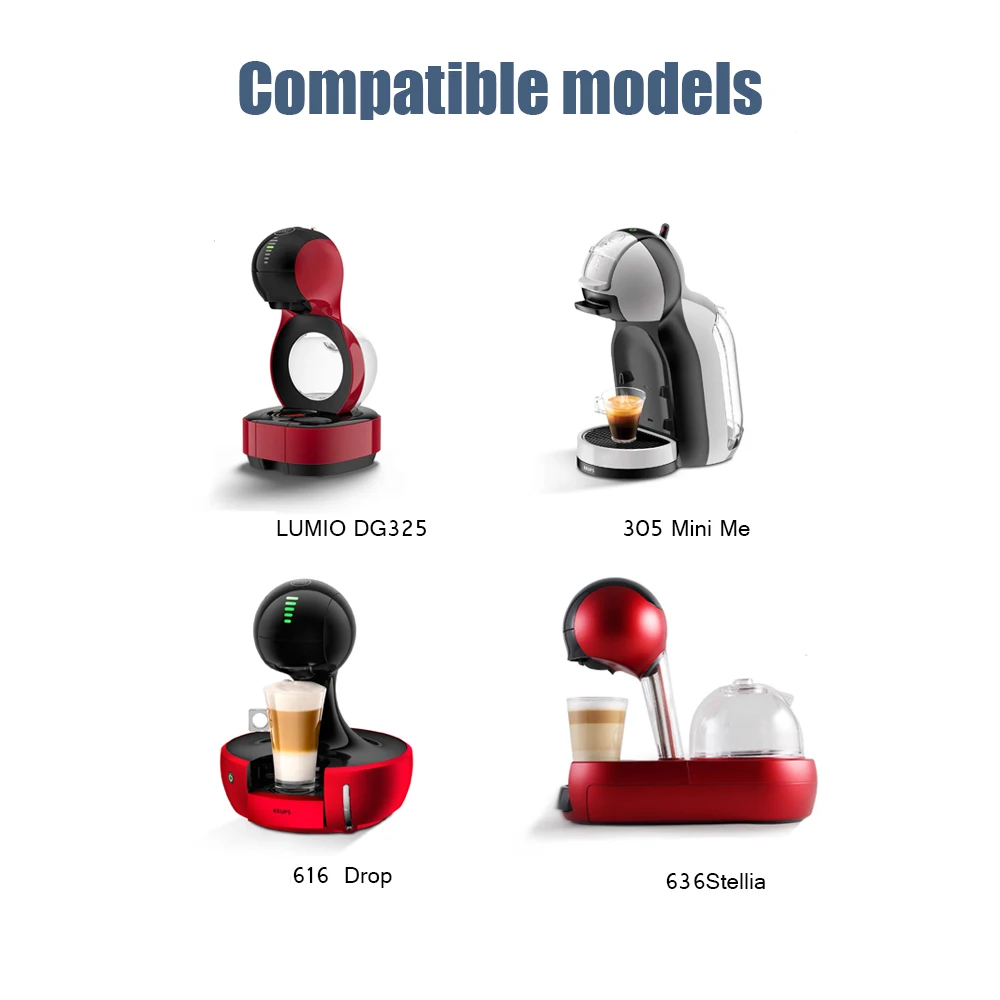Nespresso многоразовые кофейные капсулы Pod из нержавеющей стали для кофе эспрессо, фильтры и трамбовки для кухни