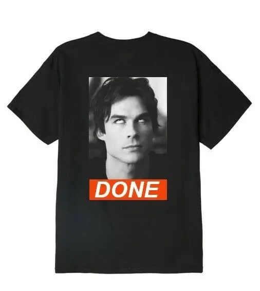 

Damon salvatore the vampire diaries Chronicles vampiricas t-shirt tshirt unisex- show original title Cute Tatoo Lover T-Shirt