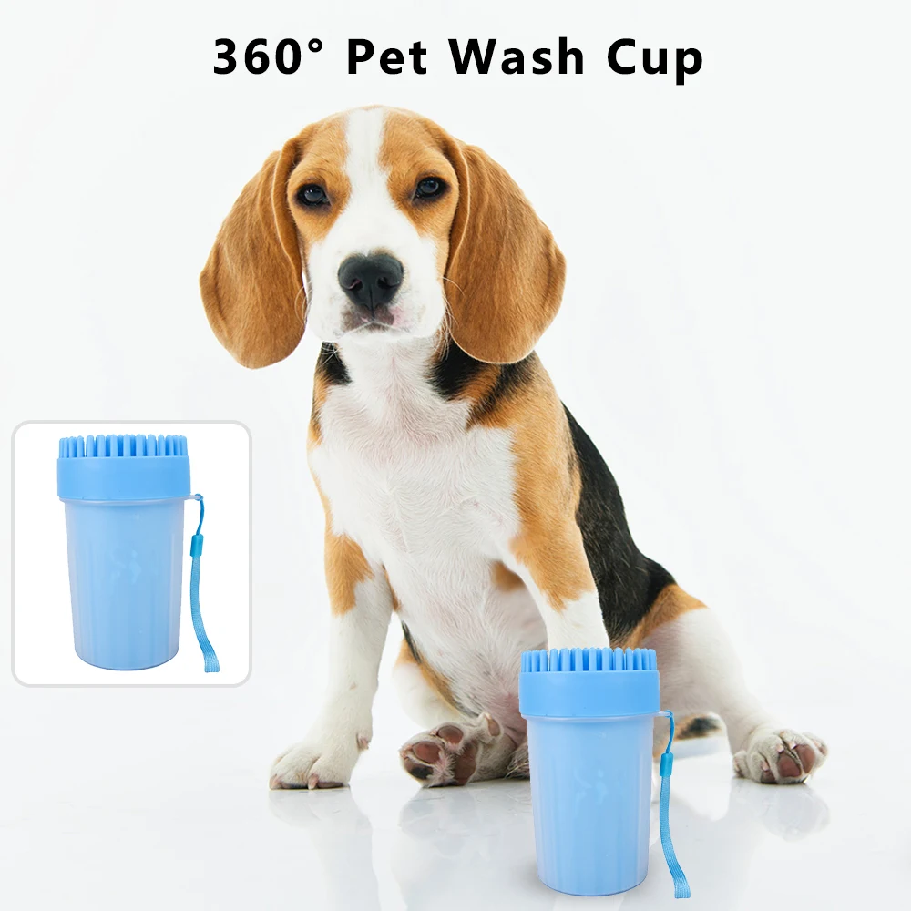 

Pet Foot Washer Cup Paw Clean Brush Quickly Wash Dirty Cat Foot Cleaning Bucket Dog Paw Cleaner Cup Soft Silicone Combs Portable