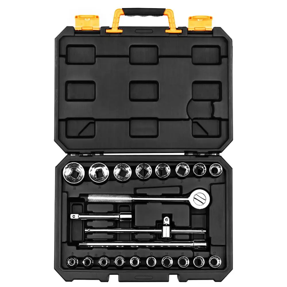 DEKO DKMT22 Professional Car Repair Tool Set Auto Ratchet Spanner Screwdriver Socket Mechanics Tools Kit W/ Blow-Molding Box DEKO DKMT22 Professional Car Repair Tool Set Auto Ratchet Spanner Screwdriver Socket Mechanics Tools Kit W/ Blow-Molding Box