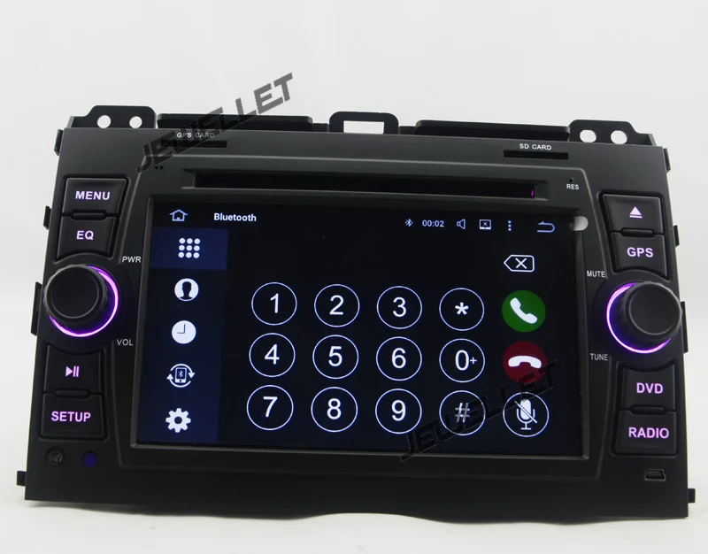 Четырехъядерный 1024*600 HD экран Android 9,0 автомобильный DVD gps радио навигация для Toyota Prado, Lexus GX 470 2002-2009 с 4G/Wifi, DVR