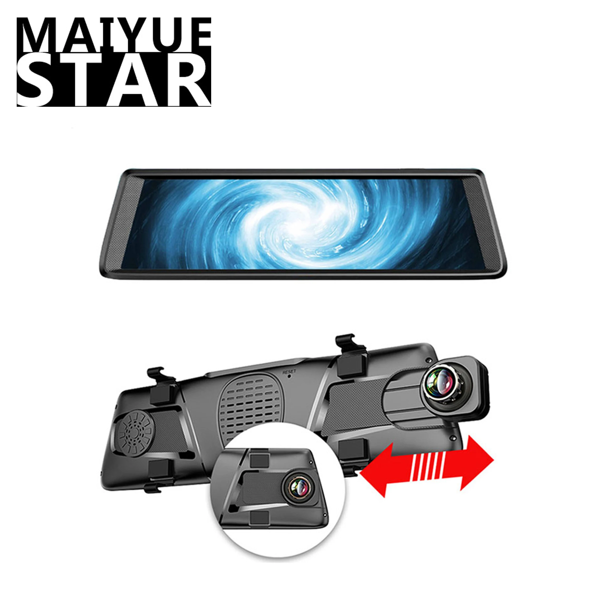Автомобильный видеорегистратор Myatt star 10 дюймов 1080 P Dvr 4G Android Adas камера заднего